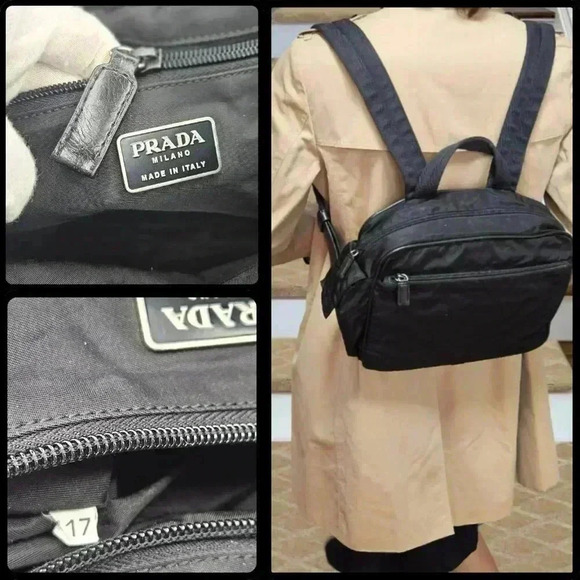 Prada Black Logo 2Way Chest Rig/Shoulder Bag - Picture 3 of 17
